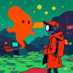 Haunted Byte: Who's Data is it Anyway? - Text-based game