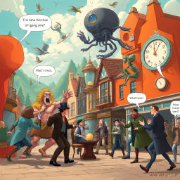 Chronoconfusion: Whose Time Is It Anyway? - Text-based game