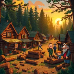 Log Jammin' Mystery - Text-based game