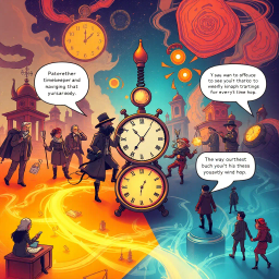 ChronoClash: Whose Time Is It Anyway? - Text-based game