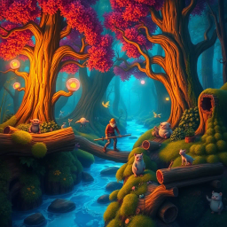 Logs of the Lost Forest - Text-based game