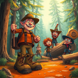 Log Jammed! - Text-based game