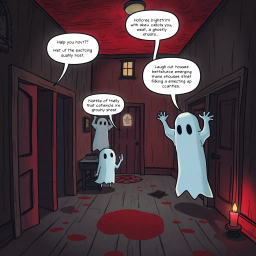 Whose Haunt Is This? - Text-based game