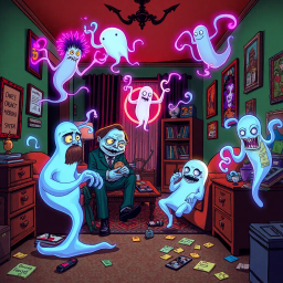 Whose Ghost Is It Anyway? - Text-based game