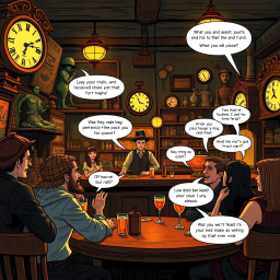 ChronoCocktail: Whose Time Is It Anyway? - Text-based game