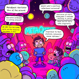 MetaQuest: Whose Adventure Is It, Anyway? - Text-based game