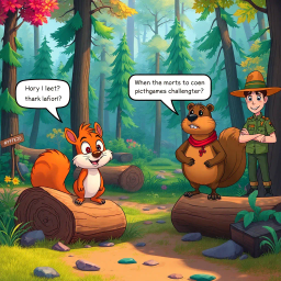 Log Jam: Whose Logs Are These Anyway? - Text-based game