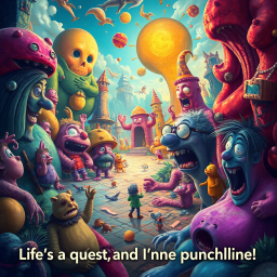 MetaQuest: Whose Adventure is it Anyway? - Text-based game