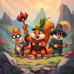 Quest for the Quarreling Questmasters - Text-based game