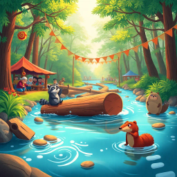 Log Jam Showdown - Text-based game