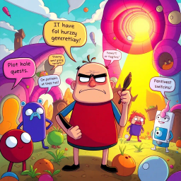 MetaQuest: Whose Adventure Is It, Anyway? - Text-based game