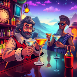 ChronoCocktail: Whose Time is it Anyway? - Text-based game