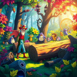 Log Jam: Who's Logs Are These Anyway? - Text-based game