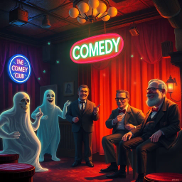 Mystery-comedy text games