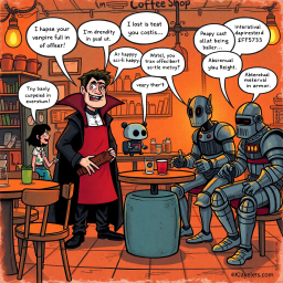Metamayhem: Whose Adventure Is It Anyway? - Text-based game