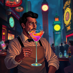 ChronoCocktail: Whose Time Is It Anyway? - Text-based game