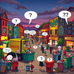 Whose Bin Is It Anyway? - Text-based game