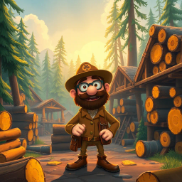 Log Jammed: Whose Logs Are These Anyway? - Text-based game