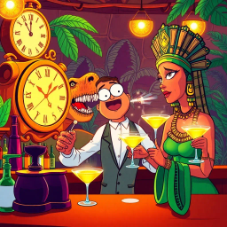 ChronoCocktail: Whose Time Is It Anyway? - Text-based game