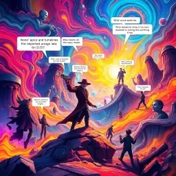 Spectrum Wars: Which Dimension is it Anyway? - Text-based game