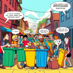 Whose Bin Is It Anyway? - Text-based game