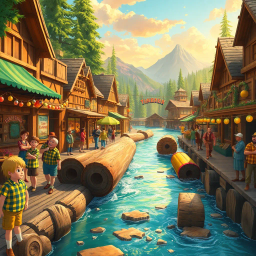 Log Jamboree: Whose Logs Are These Anyway? - Text-based game