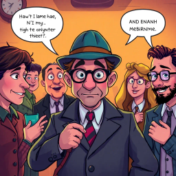 Whose Face Is It Anyway? - Text-based game