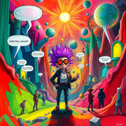 Spectrum Wars: Which Dimension Is It Anyway? - Text-based game