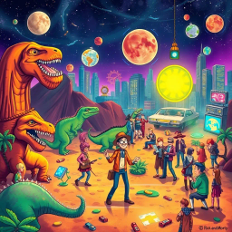 Chronochaos: Whose Time Is It Anyway? - Text-based game