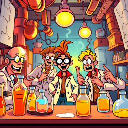 Whose Lab Is It Anyway? - Text-based game