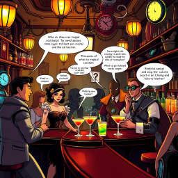 ChronoCocktail: Whose Time is it Anyway? - Text-based game