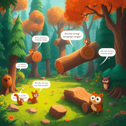 Log Jam: Who's Logs are These Anyway? - Text-based game