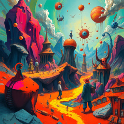 Metamayhem: Whose Adventure Is It Anyway? - Text-based game
