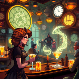 ChronoCocktail: Whose Time Is It Anyway? - Text-based game