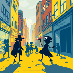 Whose Shadow is it Anyway? - Text-based game