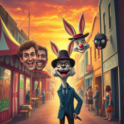 Whose Face Is It Anyway? - Text-based game