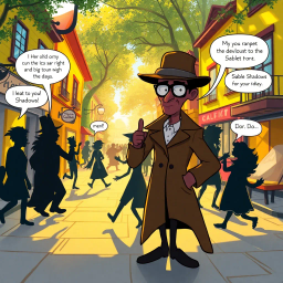 Whose Shadow is It Anyway? - Text-based game