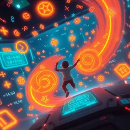 Spinning Glyphs - Text-based game