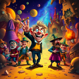Metamayhem: Whose Adventure is it Anyway? - Text-based game