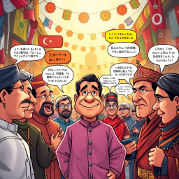 Code Switch Chronicles: Whose Hello Is It Anyway? - Text-based game