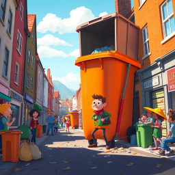 Whose Bin Is It Anyway? - Text-based game