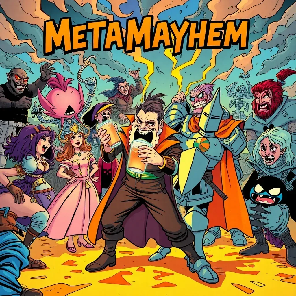 MetaMayhem: Whose Adventure is it Anyway?