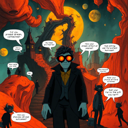 Whose Nightmare Is It Anyway? - Text-based game