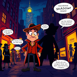 Whose Shadow Is It Anyway? - Text-based game