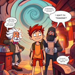 ChronoChums: Hello, Who's There? - Text-based game