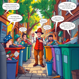 Whose Bin Is It Anyway? - Text-based game