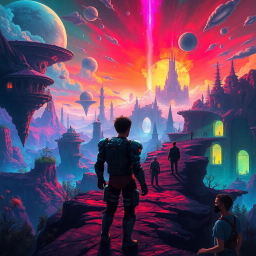 Spectrum Wars: Which Dimension Is It Anyway? - Text-based game