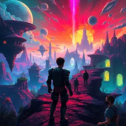 Spectrum Wars: Which Dimension Is It Anyway? - Text-based game