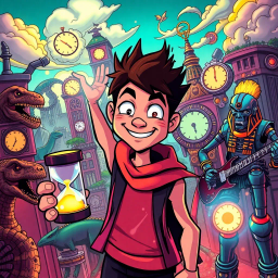 Interactive Time Travel text games