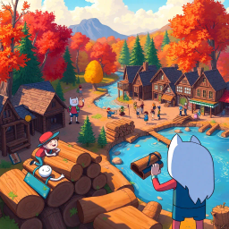 Log Jammin': Who's Logs Are These Anyway? - Text-based game
